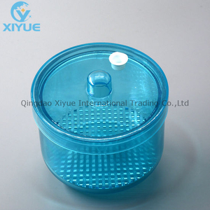 Autoclavable Round Plastic Dental Oral Surgical Needle Bur Disinfection Box