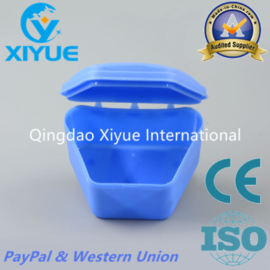 Blue High Quality Ladder Shape Denture Box