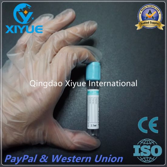 PT Disposable Vacuum Blood Collection Tube with High Quality
