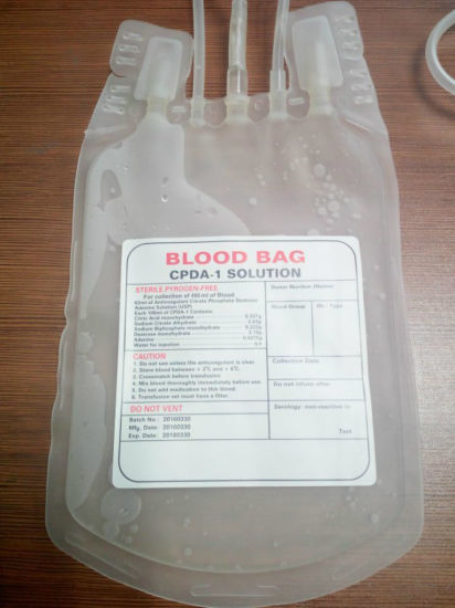 Medical Disposable PVC Blood Bag