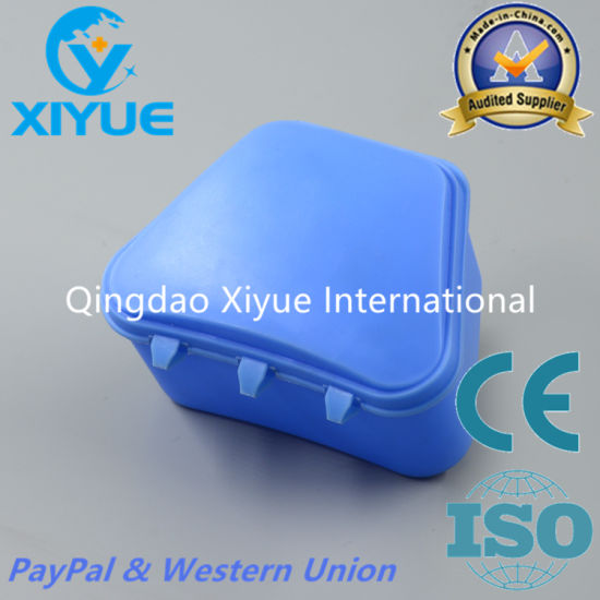 Blue High Quality Ladder Shape Denture Box